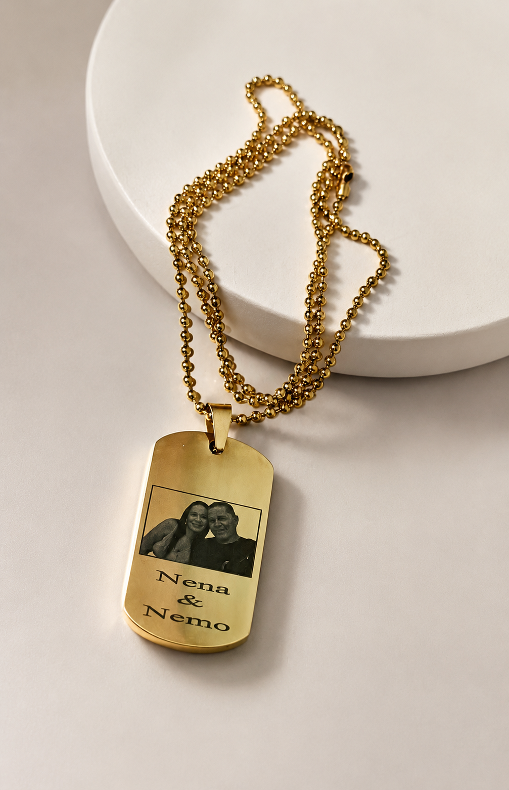 Modelo 1 de chaveiro ou pingente personalizado